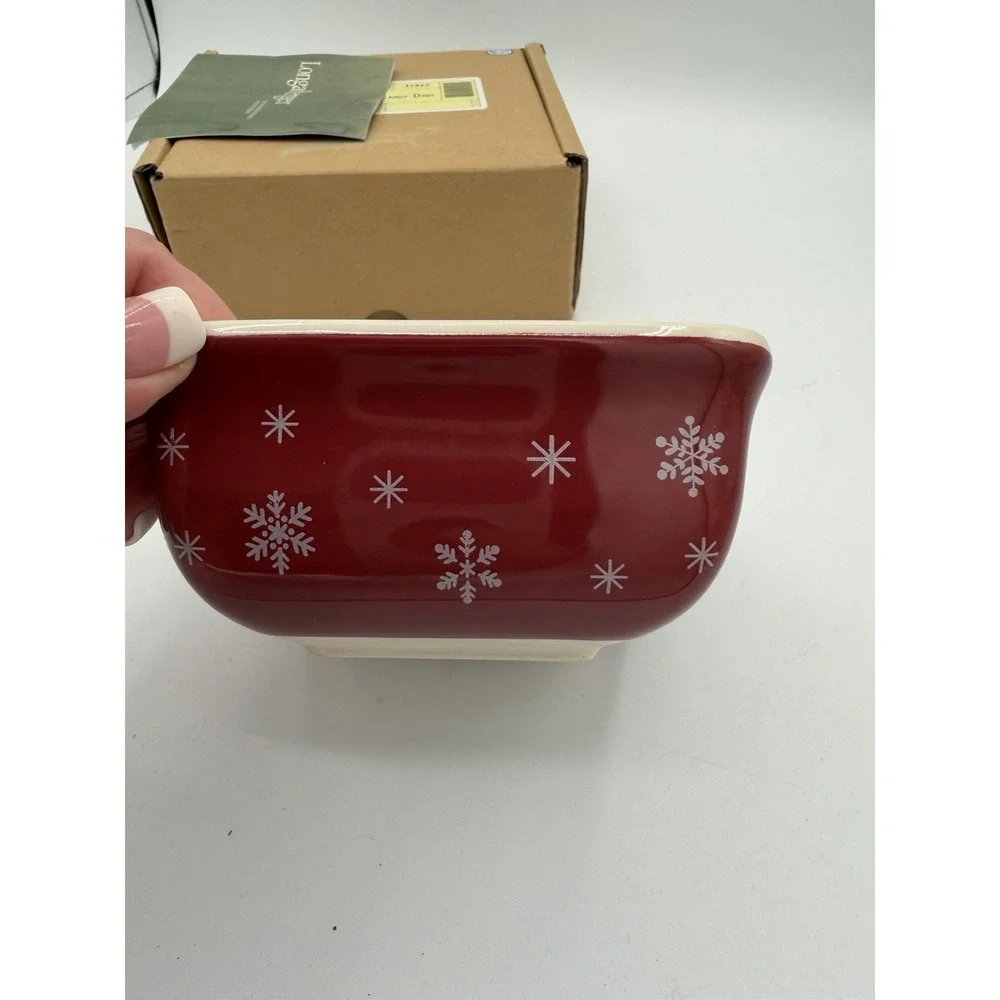 Longaberger Pottery‎ All The Trimmings Candy Dish - NIB